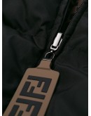 FF motif reversible padded jacket
