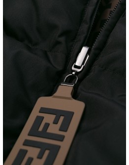 FF motif reversible padded jacket