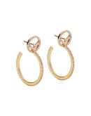 F is Fendi small earrings