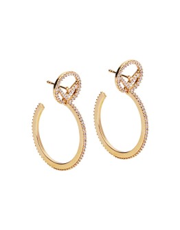 F is Fendi small earrings
