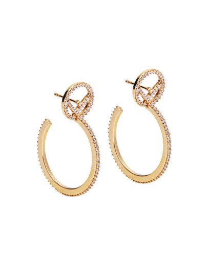 F is Fendi small earrings