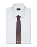 silk shaded-effect FF tie