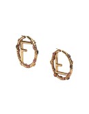 F is Fendi large earrings