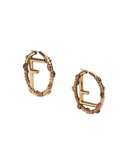 F is Fendi large earrings