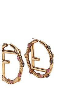 F is Fendi large earrings