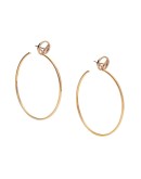 F is Fendi hoop earrings