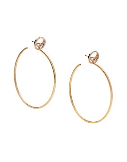 F is Fendi hoop earrings