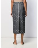 Karligraphy motif pencil skirt