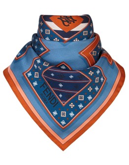 silk Kaligraphy foulard