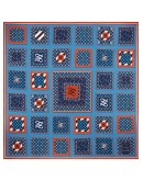silk Kaligraphy foulard