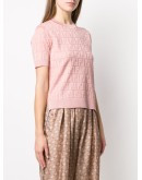FF motif knitted top
