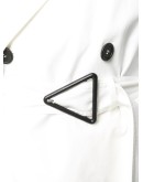 double-breasted belted trench coat