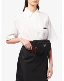 Nylon stud detailed belt bag
