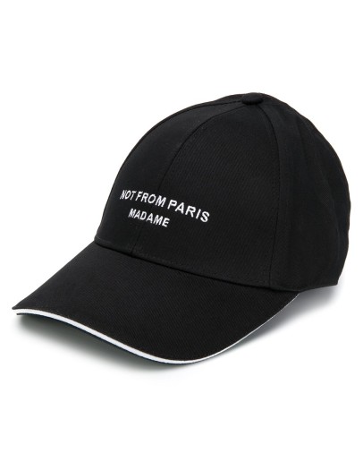 script print baseball cap
