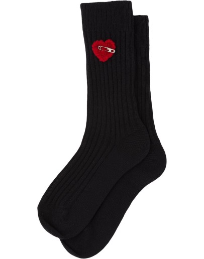 graphic logo socks