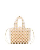 Reveries pearl-embellished mini bag 