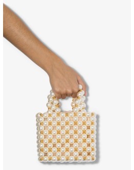 Reveries pearl-embellished mini bag 