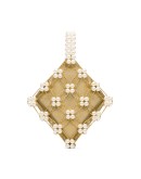 Camelia pearl-embellished bracelet bag