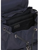 Nylon and Saffiano leather backpack
