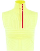 technical sleeveless jumper