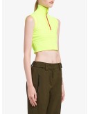 technical sleeveless jumper