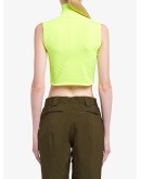 technical sleeveless jumper