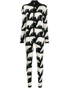 bear-intarsia ski suit