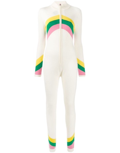 knitted chevron jumpsuit