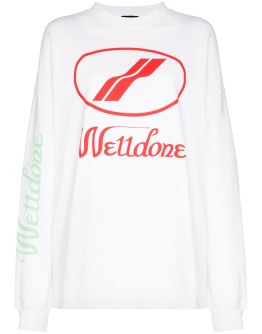 logo print sweatshirt