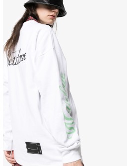 logo print sweatshirt