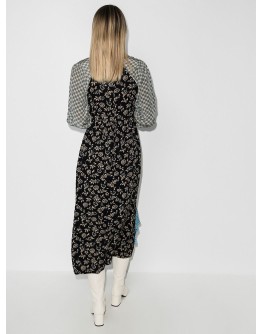 Palm Beach Fiesta floral-print shirt dress