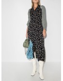 Palm Beach Fiesta floral-print shirt dress