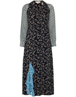Palm Beach Fiesta floral-print shirt dress