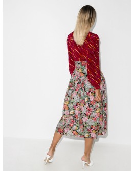 Dragon Lady printed dress