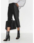 Split Personality panelled trousers 
