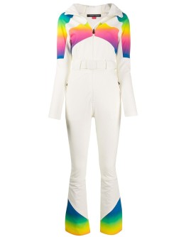 Tignes rainbow trim jumpsuit