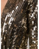 plunge style embellished jumpsuit