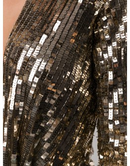 plunge style embellished jumpsuit
