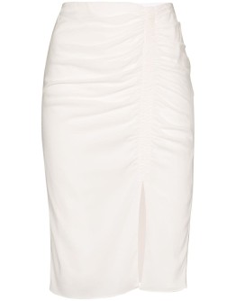 ruched skirt