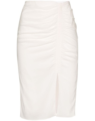 ruched skirt