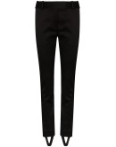 detachable stirrup slim leg trousers
