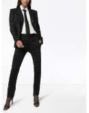 detachable stirrup slim leg trousers