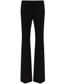 mid-rise flared trousers