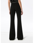 mid-rise flared trousers