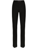 satin stripe tuxedo trousers