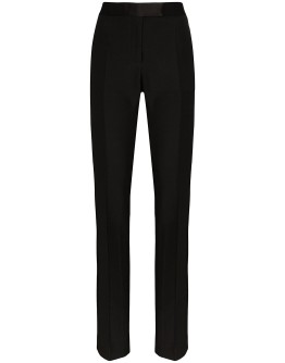 satin stripe tuxedo trousers