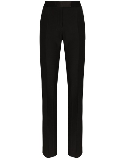 satin stripe tuxedo trousers