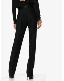 satin stripe tuxedo trousers