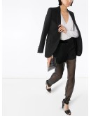 V-neck long-sleeved sweater