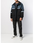 colour block parka
